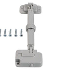 Adjustable ABS Material Locking System for Cabinets Drawers Windows Ovens and Refrigerators Easy Install Grey with screws