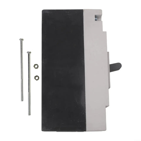 Rock Solid Dc Circuit Breaker With Thermal Cut Off For Solar Rv And Ev Battery Bank Protection 12V To 500V 80 Amp MCCB switch with screws.