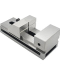 2 Inch Precision Vise With Quick Adjust Jaw Width For CNC Milling And Surface Grinding HRC58-62 Hardened Workholding Fixture On Table A True Boss Level EDM Clamp For Serious Machinists And Hardware Shops, silver steel