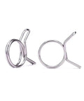 Stainless Steel Hose Clamps 5mm To 14mm Set Heavy Duty Spring Clip Fuel Line Clamps For Hoses And Tubes Rust Resistant Tightening Hardware Leakproof Sealing 10 Pack