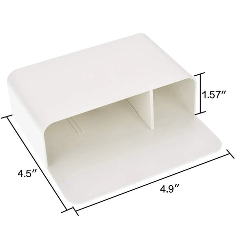 Magnetic Dry Erase Marker Holder And Pencil Cup, 2 Pack, 4.9x4.5x1.57 inches, adjustable divider shown on white background