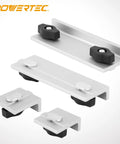 All In One Pro Grade Woodworking T Track Stops And Clamps Kit For T Slots Includes Long Stops Short Stops Inline Stops