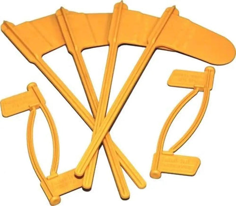 Pistol And Rifle Chamber Indicator Flags For Semi Auto And Bolt Action Firearms USA Made Bright Yellow Durable Polypropylene