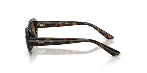 Pulse Oval Kids Sunglasses In Havana Gradient Brown With 45Mm Lenses, XX Small Fit For Narrow Faces, side view of durable frames