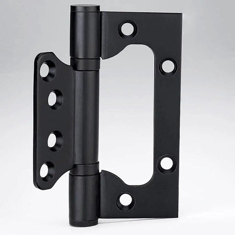 Heavy Duty 4 Inch Stainless Steel Door Hinges Set For Indoor Use Built Tough Cabinet And Closet Hinges Off Axis Design Black