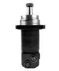 Drop In Replacement Hydraulic Motor For Eaton Char Lynn 2000 Series 24.03 CID 1.25 Inch Tapered Shaft With 4 Bolt Wheel Mount And 0.875 Inch O Ring SAE Staggered Ports front view