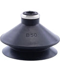 10 Piece Set Of Heavy Duty Vacuum Suction Nozzle Tips For Industrial Pneumatic Gripers, black nitrile rubber cup, strong grip.