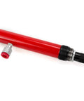 4 Ton Porta Power Hydraulic Ram Kit For Auto Body Repair Frame Straightening And Lifting Heavy Duty Auto Shop Set With Storage Case For Trucks Farm And Garage - red hydraulic cylinder close-up