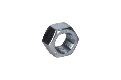 Rethreading Die 3/8-16 NC National Coarse Right Hand High Carbon Steel, hexagonal shape, for fixing damaged bolts or studs.