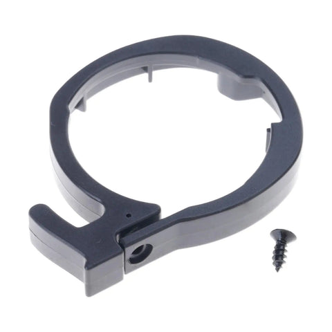 Electric Scooter Guard Rings Front Tube Replacement Kit Quick Install Round Rings Limit For Folding Scooters And Electric Skateboards Durable Alloy Black Replacement Part