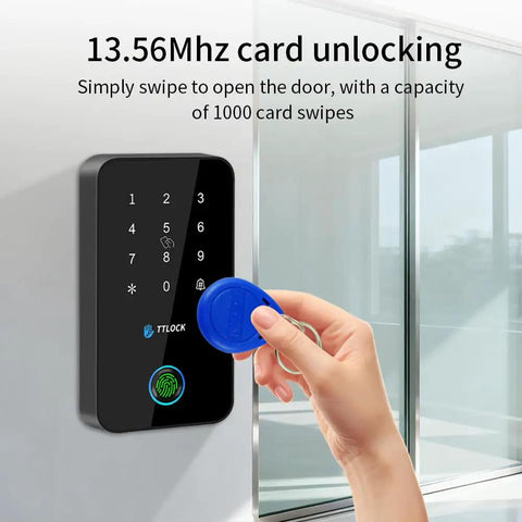 Beefed Up IP67 Waterproof Fingerprint Access Control System With Bluetooth App Unlock NFC RFID Card Reader Digital Keypad