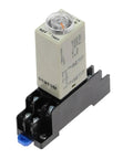 AC 220V H3Y2 Relay With Adjustable Timing Delays 1S 5S 10S 30S 60S 3M 5M 10M 30M For DIY Projects Smart Home Automation And Industrial Control Systems For Reliable Low Noise Operation, timer relay with screw terminals
