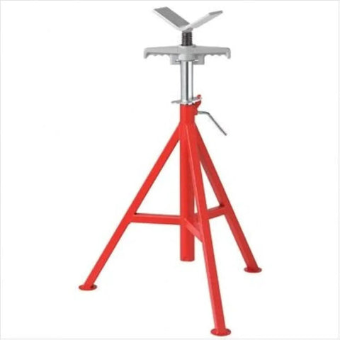 Tough As Nails Conveyor High Pipe Stand Featuring Quick Adjustments From 29 To 44 Inches For Gripping Up To 12 Inch Pipe And Supporting A Hefty 2500 Pound Weight Built Stateside Backed By Lifetime Coverage
