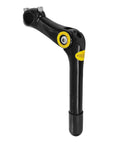 Beefy Black Adjustable Quill Stem 25.4mm Clamp Aluminum Alloy Bike Stem With 180mm Reach And 110mm Extension For Mountain And Road Bikes