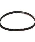 5M 15mm Wide Electric Scooter Drive Belt Drop In Easy Swap Low Friction Rubber Timing Belt Durable Power Transmission Part For E Bikes And Various Machinery Built Tough Flexible And High Strength For Long Lasting Performance. Visible is a round black rubber timing belt with toothed inner surface.