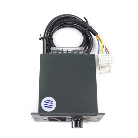 110V AC Gear Motor With Speed Controller Variable Speed Single Phase High Torque Gear Reducer 0 To 27 RPM 6 Watt Unit