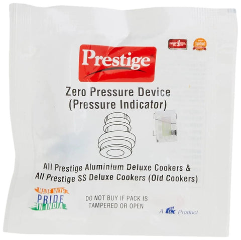 Prestige Zero Pressure Device (Pressure Indicator) packaging for Deluxe stainless steel pressure cookers