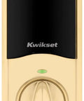 Traditional Home Connect Keypad Smart Lock Deadbolt With 10 Button Keypad One Touch Locking 250 User Codes Z Wave 700 SmartKey rear view