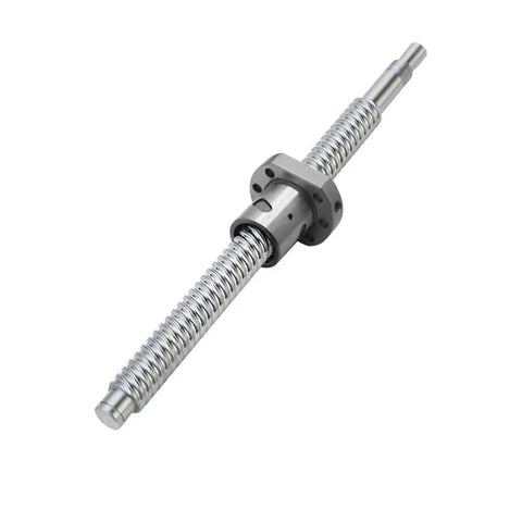 Smooth SFU3210 Ball Screw Kit With Single Nut 450mm Length High Load Capacity Ultra Quiet Rails Easy Mount Wear Resistant For CNC DIY Builds, steel screw