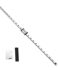 Rugged 600mm Linear Rail Guide With MGN12H Stainless Steel Carriage Block for DIY 3D Printers and Machines Type H Ready to Install End Stoppers Included