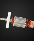 Heavy Duty 1480W Industrial Dust Collector Vacuum Blower motor rotor with copper windings and gear for workshop use.