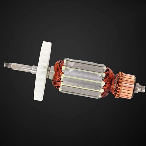 Heavy Duty 1480W Industrial Dust Collector Vacuum Blower motor rotor with copper windings and gear for workshop use.