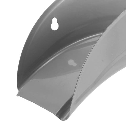 Heavy Duty Wall Mount Hose Hanger 2 Pack Sturdy Iron Metal Rack close-up showing curved bracket design for hose storage.