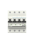 Pro Level 2 Pole 230 Volt C Type Mini Circuit Breaker Featuring Quick Snap Din Rail Mount view, showcasing electrical specifications and layout.