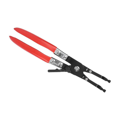 Must Have Sunisfa Auto Soldering Aid Plier For Fast One-Hand Cable Welding with red rubber grips and steel jaws for easy handling.