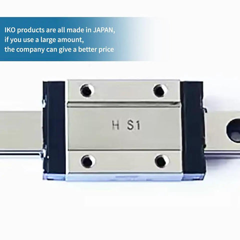 Linear Guide Rail Kit With LWL7B LWLC7B LWLG7B Carriages 500mm Rail Top Notch Standard Short And Extended Sliders Japanese Made