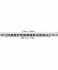 270mm Two Pack 5V LED Light Strip For 3D Printers Colorful Beads PCB Light Bar Replacement Lamp with dimensions