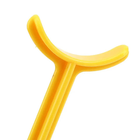 Close-up of yellow Durable ABS Pro Gear part of Two Pack Golf Swing Trainer And Alignment Aid For Wrist Control And Posture Correction