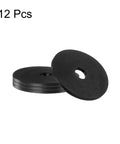 Set Of 12 Rubber Spacers For Vibration Damping 1-1/4 Inch Outer Diameter 1/4 Inch Inner Diameter 1/16 Inch Thick Round Bushings