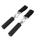 Nylon And Stainless Steel Pull Up Handles With TPR Rubber Coated Anti Slip Grips For Gym Equipment Built For Maximum Grip Strength In Weightlifting