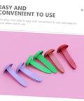 Assorted color miniature brads round fasteners for crafts on pink background, part of 300Pcs Miniature Brads Round Fasteners For Crafts DIY Projects Scrapbooking Card Making Dreadlock Accessories And Creative Craft Supplies For Kids And Adults