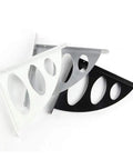 Heavy Duty Floating Shelf Brackets Built Like A Tank With Rustproof Stainless Steel Corner Wall Mount To Zero Out Flex And Secure Your Everyday Essentials Includes Hardware For Quick Install in black, white, and silver colors.