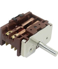 Side view of Rotary Encoder With Push Button Switch For Control Panels, showing metal and plastic construction.