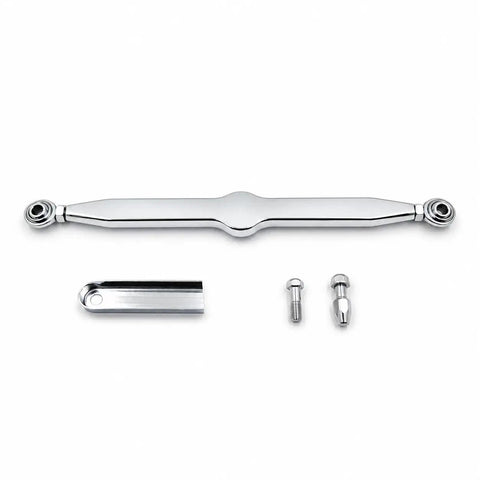 Chrome Skull Gear Shift Linkage For Harley Davidson Softail Road King 1994 2015 And Trike, smooth shift linkage with bracket and bolts