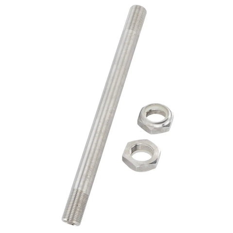 Heavy Duty Aluminum Clamp Bracket Bolt Kit For Outboard Engines With Nuts Screws Bushings And Washers Replacement Set Fits 90185 22043 90202 22M54 90386 22M94 Marine Motor Mount Hardware, showing threaded rod and two nuts.