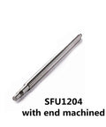 C7 Roll SFU1204 Ball Screw 12mm Diameter 4mm Pitch Right Hand Thread End Machined Screw Rod for Small CNC Machines and Motion Rails 200mm