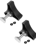 Top Grade Replacement Lawn Mower Handle Bolts And Knob Screws Kit Featuring Durable Triangle Nut With Solid Galvanized Iron Build Perfect Fit For Honda Mowers And Other Tractor Accessories To Fix Your Rig Fast black mower handle bolt kit with 54mm knob, galvanized iron, 2 sets