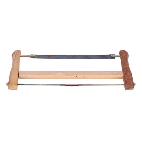 Medium Frame Saw Blade Replacement For Woodworking And Carpentry Smooth Draw Cut Design with thickened teak handle.