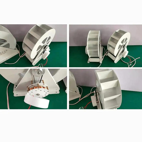 Water Turbine Generator Kit For Your DIY Home Power Production Low Speed Disc Type Hydroelectric Generator With Water Wheel