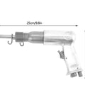 Hardcore Ready No Sweat Pneumatic Air Rivet Gun Smooth Lightweight Handheld Tool For Sign Panels Aluminum Windows And Quick Metalwork Fabrication Quarter Inch Inlet, measuring 25cm by 17cm.