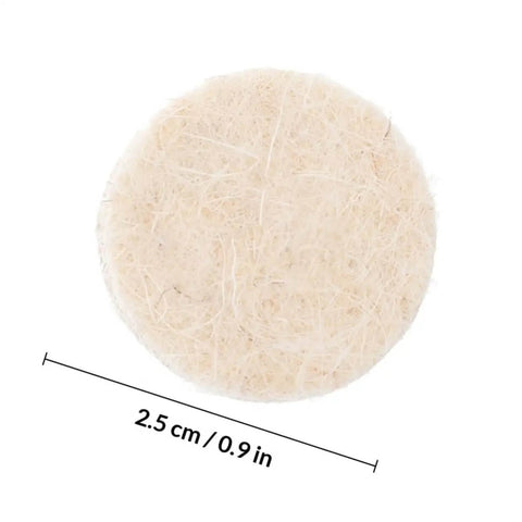 2.5 cm wool felt disc from 120 Count Pro Grade Wool Felt Polishing Wheels Set With Shank Handle For Rotary Tools Buffing Pads Kit
