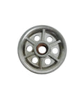 Marine Boat Four Inch Sheave Wire Rope Pulley With Brass Bushing And T304 Stainless Steel Construction For Five Eighths Inch Rope And Built Tough Deck Rigging shown