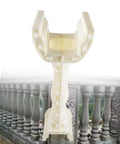 35.04 Inch Long Roman Column Mold For Concrete And Plaster Casting Durable ABS Balustrade Railing Pillar Form For Patio Path