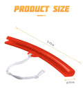 Red 5 Piece Tire Changer Rim Protectors Premium Soft Polyurethane Wheel Saver measuring 5.91 inches long for tire changes.