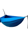 Double Travel Hammock Ultralight Parachute Nylon With Breathable Fabric Packable Carry Bag Two Tree Straps And Aluminum Carabiners