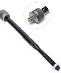 LCWRGS front suspension tie rod end, black steel rod with threaded stud and mounting nut